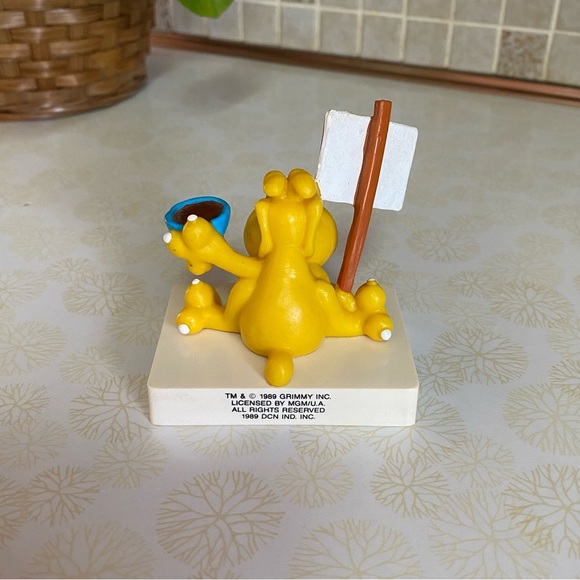 Vintage 1989 Grimmy “ Beware of dog “ figurine Mother Goose & Grim - Picture 6 of 6